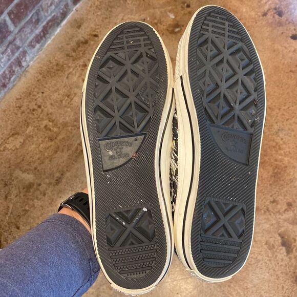 Converse Chuck Norris‎ All Star low top black and white tweed sneakers - Picture 6 of 7